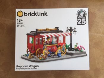 Neuf - Lego Bricklink - 910052 - Le wagon à pop-corn