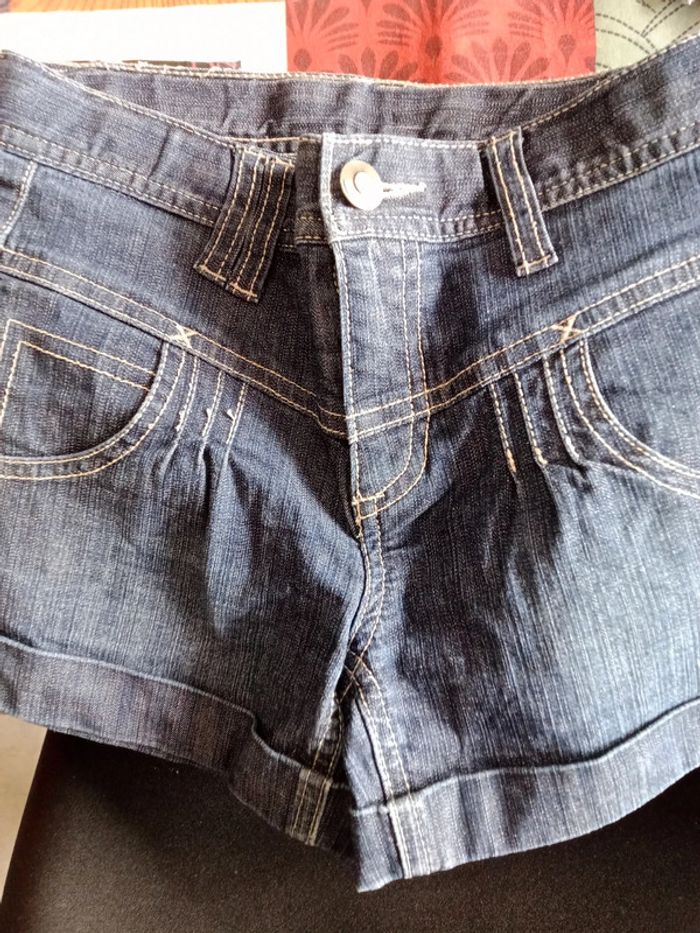 Short en jean Fille 10 ans - photo numéro 5