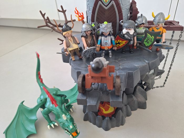 Donjon dragons playmobil avec guerriers nains et guerriers classiques - photo numéro 3