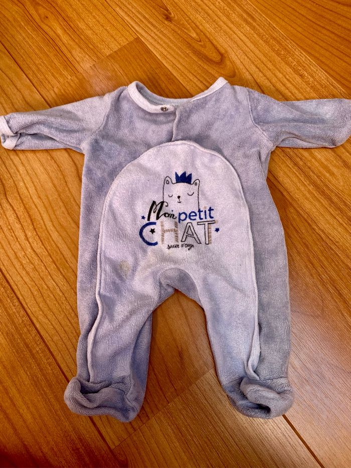 Pyjama velours taille naissance