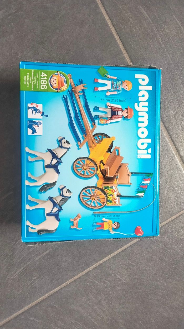 Playmobil calèche chevaux - photo numéro 2
