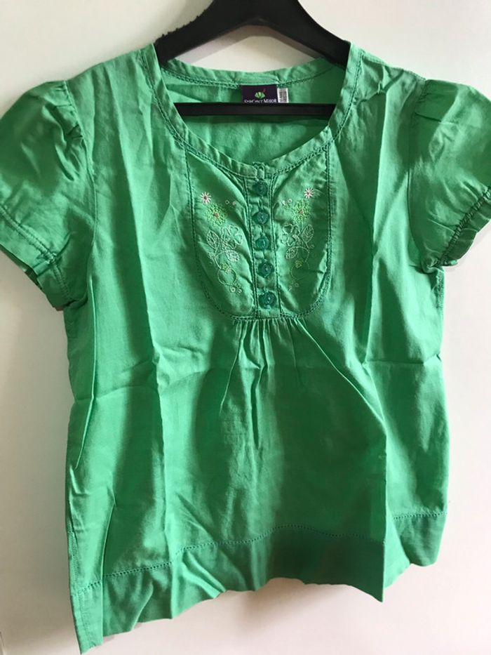 Chemisier Sergent Major. 10 ans. Vert - photo numéro 2