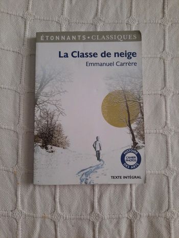 Livre " la classe de neige"