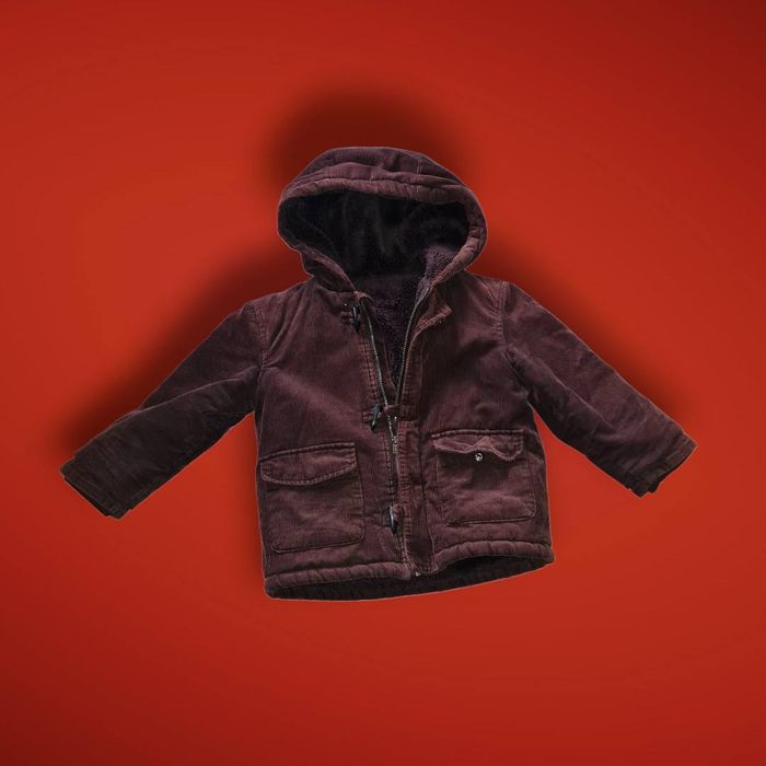 blouson manteau capuche marron garçon 4 ans