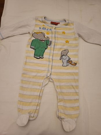 1 pyjama en velours garçon 18 mois 