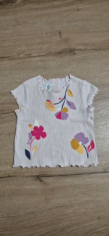 T-shirt MC côtelé TAO 12 mois 🌸