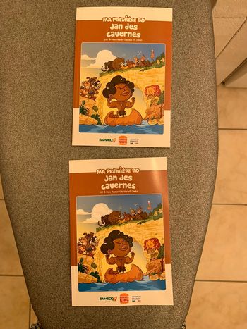 Lot deux Livres ma première BD Jan des Cavernes collection Burger King