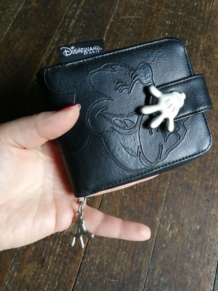 Porte monnaie noire Mickey Disneyland Paris