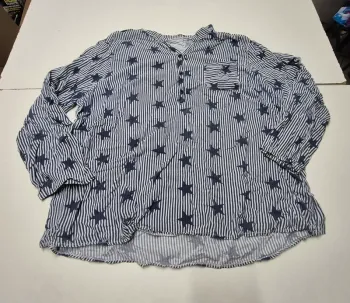 Chemise étoile bleue