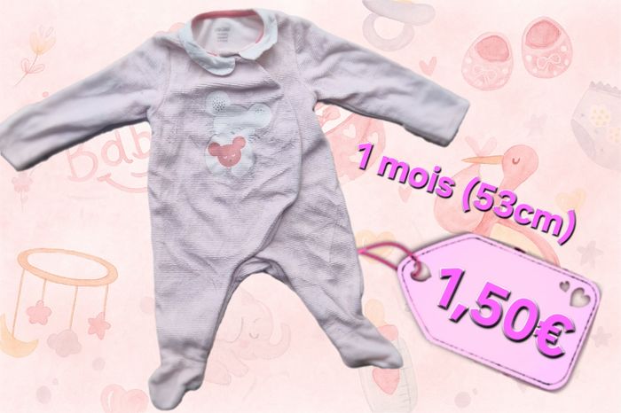 pyjama fille 1 mois (53cm)