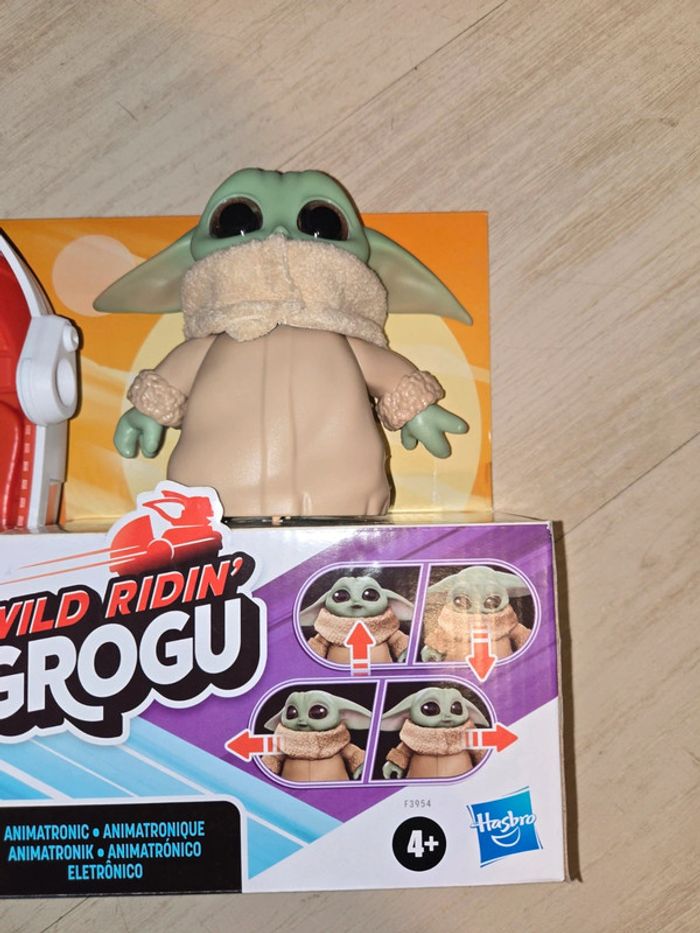 Star wars mandalorian grogu animé neuf avec son berceau - photo numéro 3