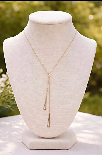 Prêt a offrir🎁 Magnifique collier femme pendent doré neuf