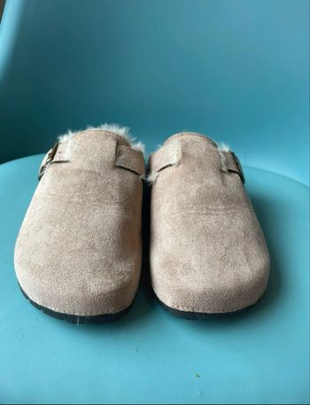 Mules fourrées femme