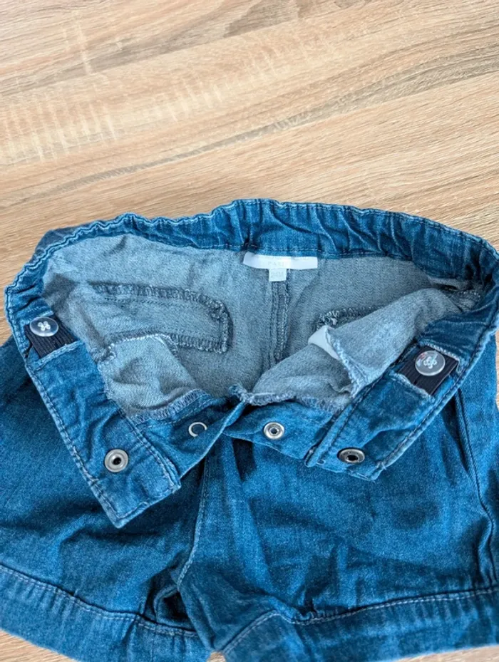 Short jeans bleu - photo numéro 6