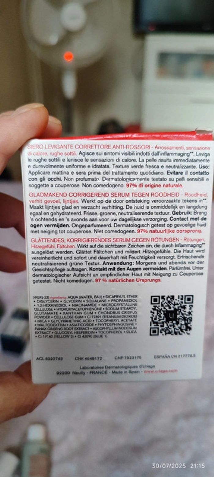Uriage Roseliane Sérum Lissant Correcteur Anti-Rougeurs Flacon Compte-Gouttes 30ml - photo numéro 9