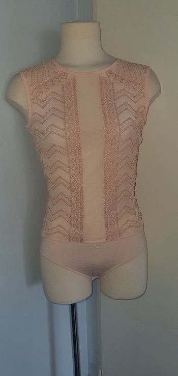 Body rose pâle perle M/L