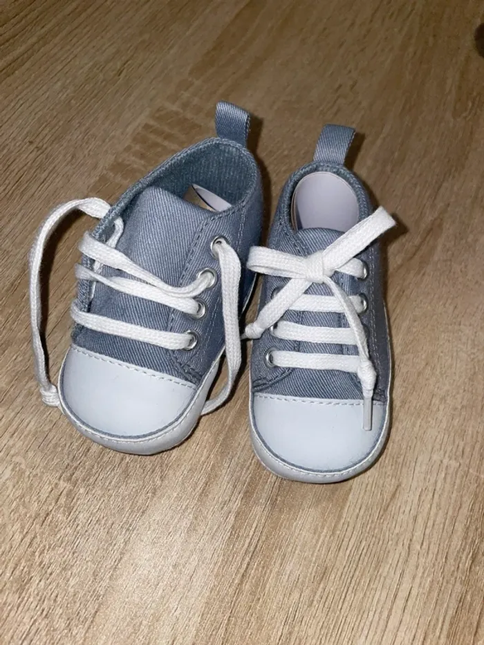 Chaussures bébé bleues