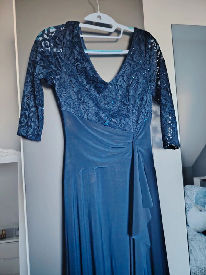 Robe de cocktail bleu Ts - photo numéro 2