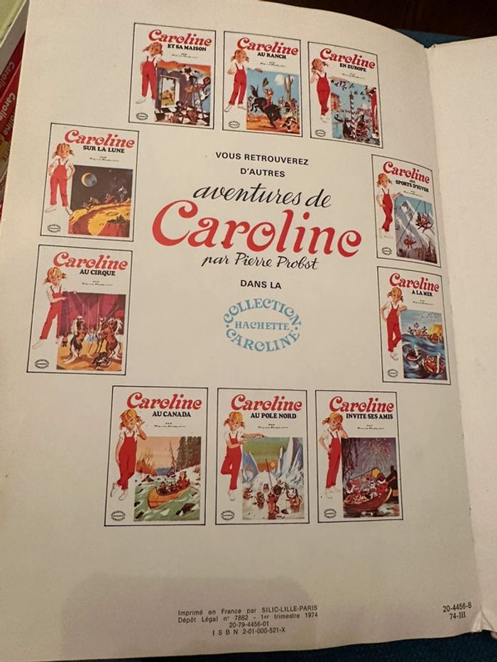 1974 Recueil ancien Les Aventures de Caroline 156 pages Grands Albums Hachette Pierre Probst - photo numéro 13