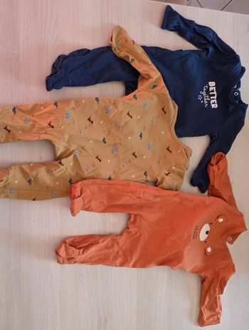 Lot pyjamas 3mois 60cm