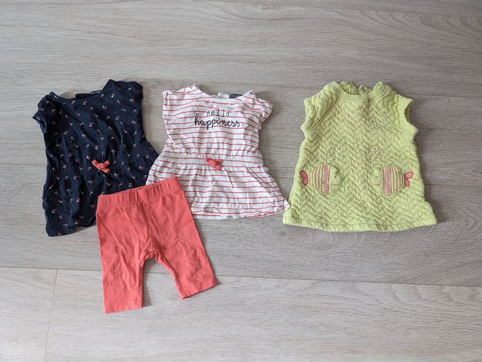 Lot de vêtements, fille, 3 mois, printemps été - photo numéro 2