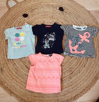 Lot de teeshirt 9M