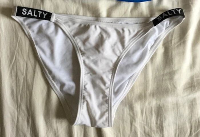 Maillot bain culotte blanche et noir T.36 TBE Primark