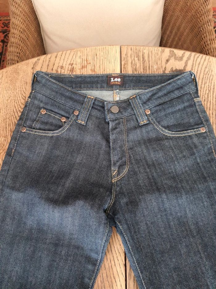 Magnifique Jeans marine Femme Lee W26 L31 - photo numéro 4