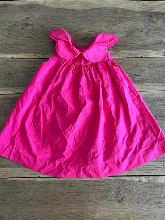 Robe fille rose fuchsia Jacadi