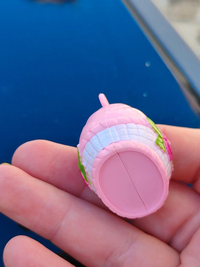 Charmkins bébé dans son couffin - hasbro vintage - photo numéro 6