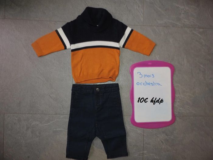 ensemble orchestra taille 3 mois