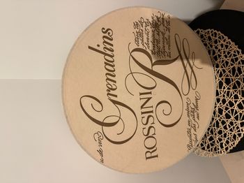 Boîte à chapeau en carton ou autre  déco