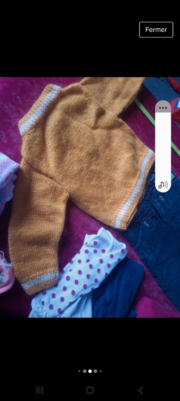 Lot vêtements 3ans pull pantalon chaussons collant - photo numéro 5