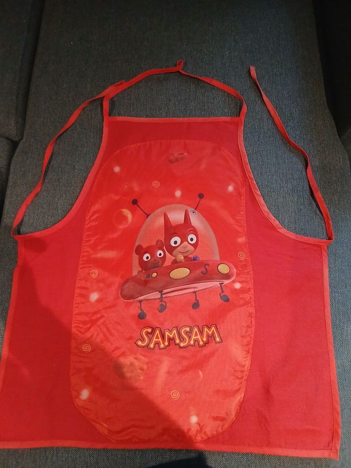 Tablier de cuisine samsam à partir de 6ans