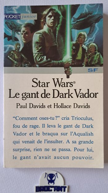 Roman Star Wars Le Gant de Dark Vador Pocket Junior 1994