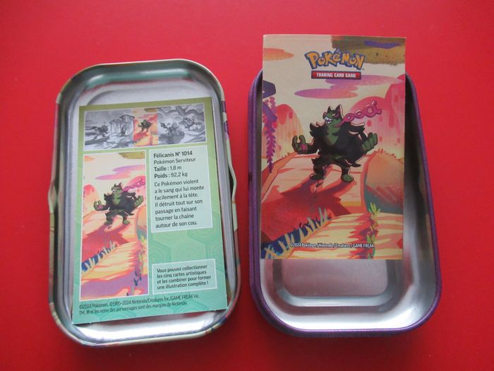 Mini tins Ecarlate et Violet Fable Nébuleuse Boîte Félicanis - photo numéro 3