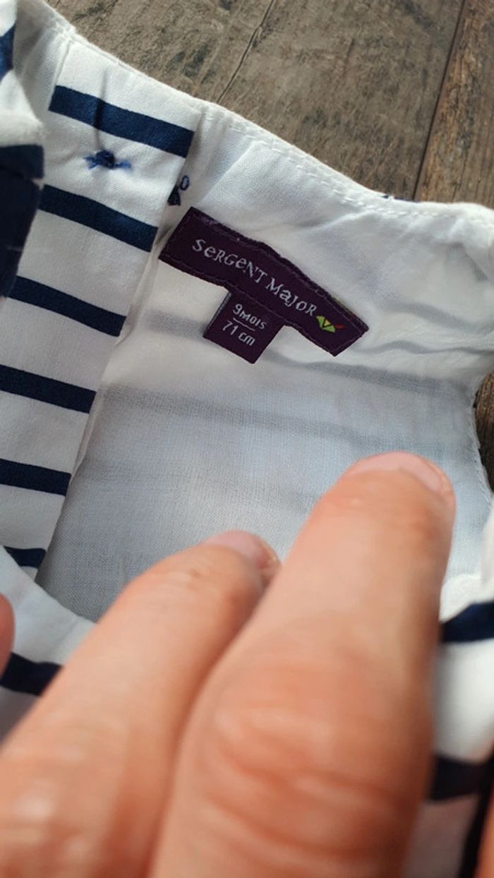 Ensemble Sergent major 9 mois en très bon état 👌 - photo numéro 5