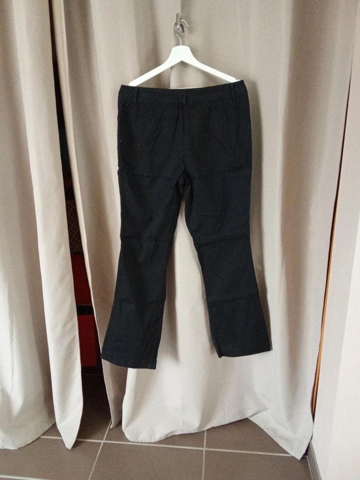 Pantalon noir avec rayure bootcute etam taille 42 - photo numéro 4