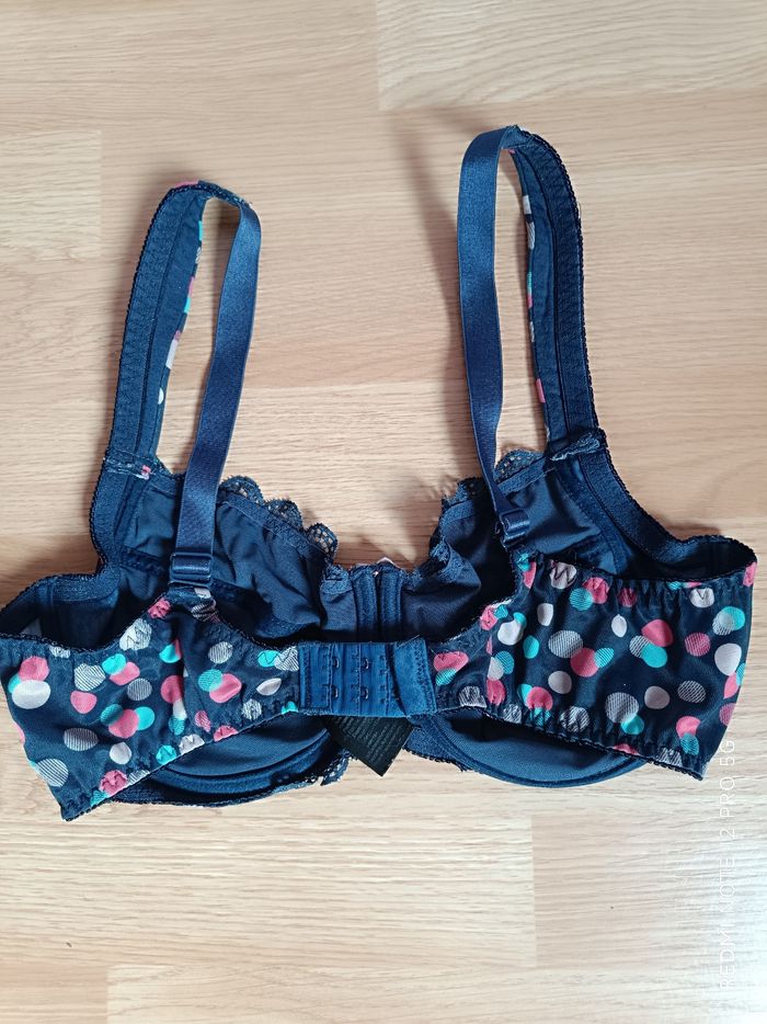 Soutien-gorge bleu marine à motifs Bcp sélection 95C (95 C) - photo numéro 7