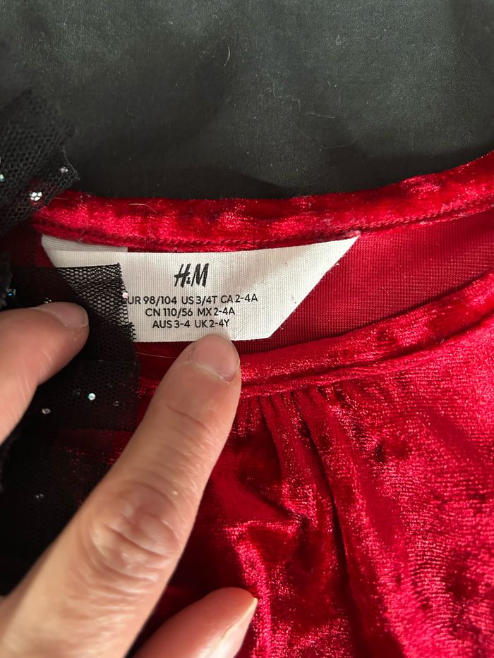 Lot 3 tee shirts manches longues festifs 3 /4 ans - photo numéro 3