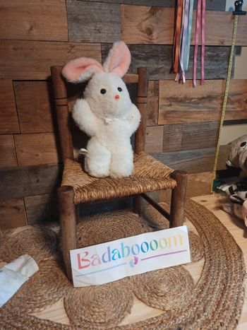 peluche lapin Chamti vintage