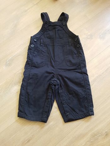 Salopette noire 12 mois