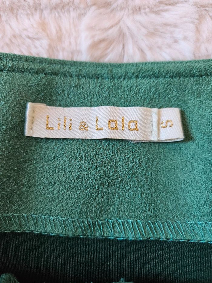 Jupe trapèze verte taille 36 Lili et Lala - photo numéro 3