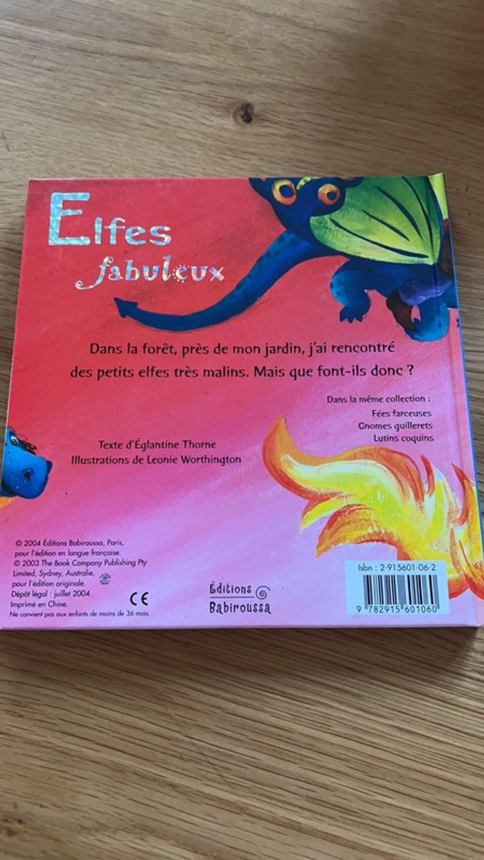 Livre elfes fabuleux - photo numéro 2