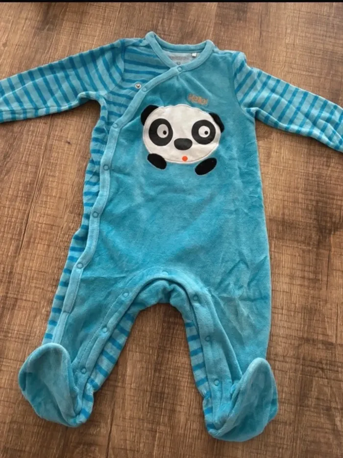 Pyjama bleu panda Orchestra