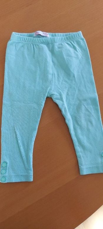 Leggings 12 mois vert deau