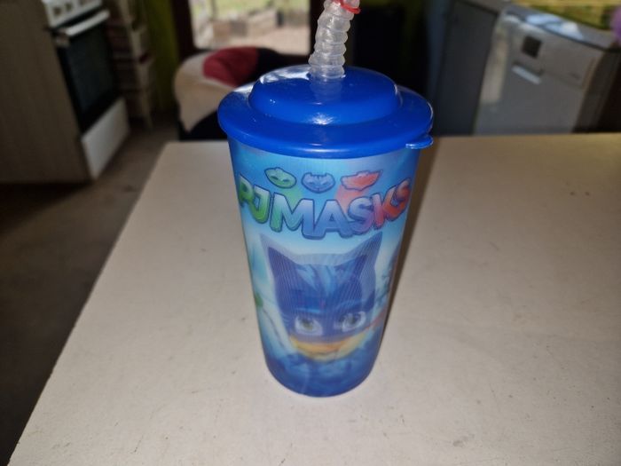 Gobelet avec paille Pyjamasques - photo numéro 2