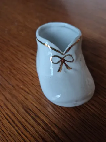 chausson en porcelaine