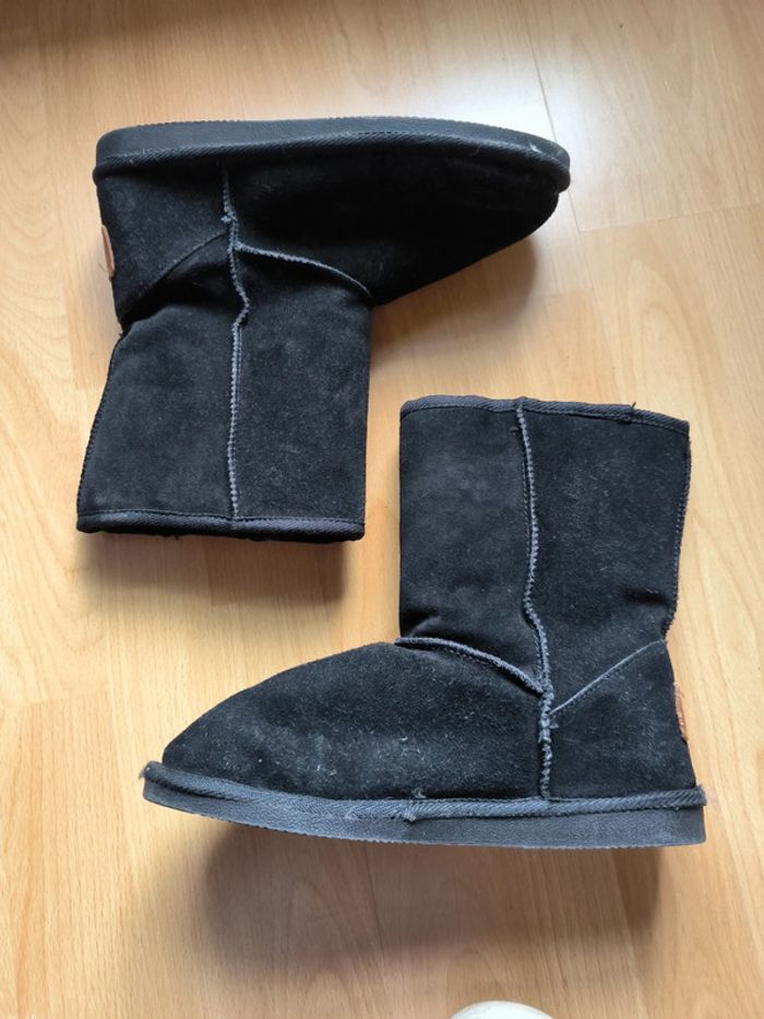 Bottes fourrées noires les tropéziennes pointure 38