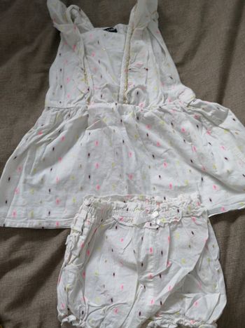 Robe et bloomer Kiabi 6 mois